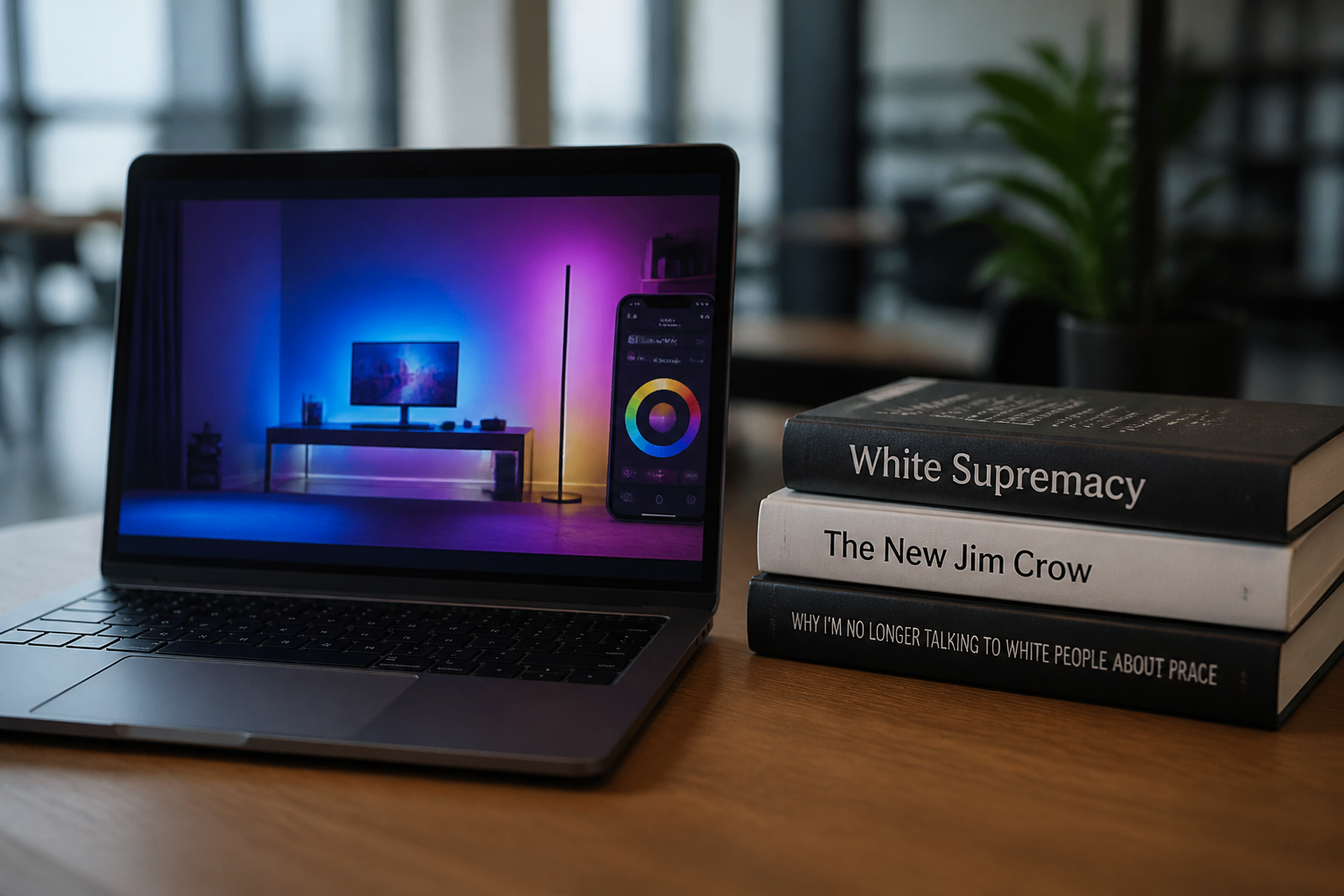 Kontroversi Buku 'White Supremacy' Dalam Gambar Produk Govee Di Kamar Anak