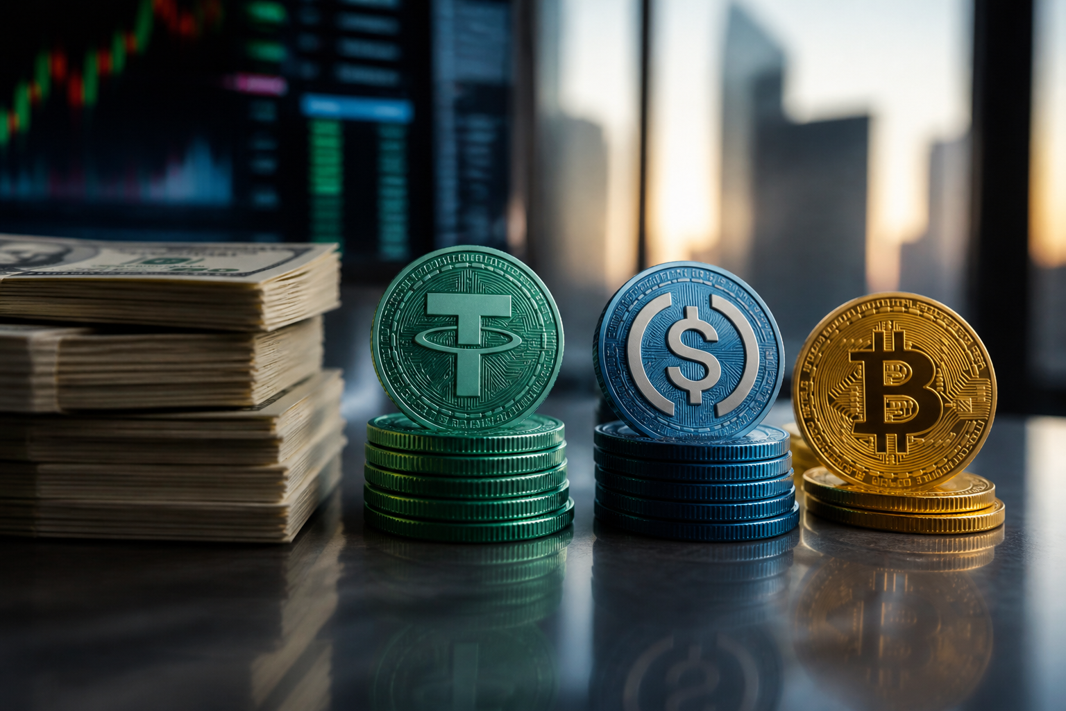 Investor Beralih ke Stablecoin Saat Bitcoin Kehilangan Dominasi Pasar Kripto
